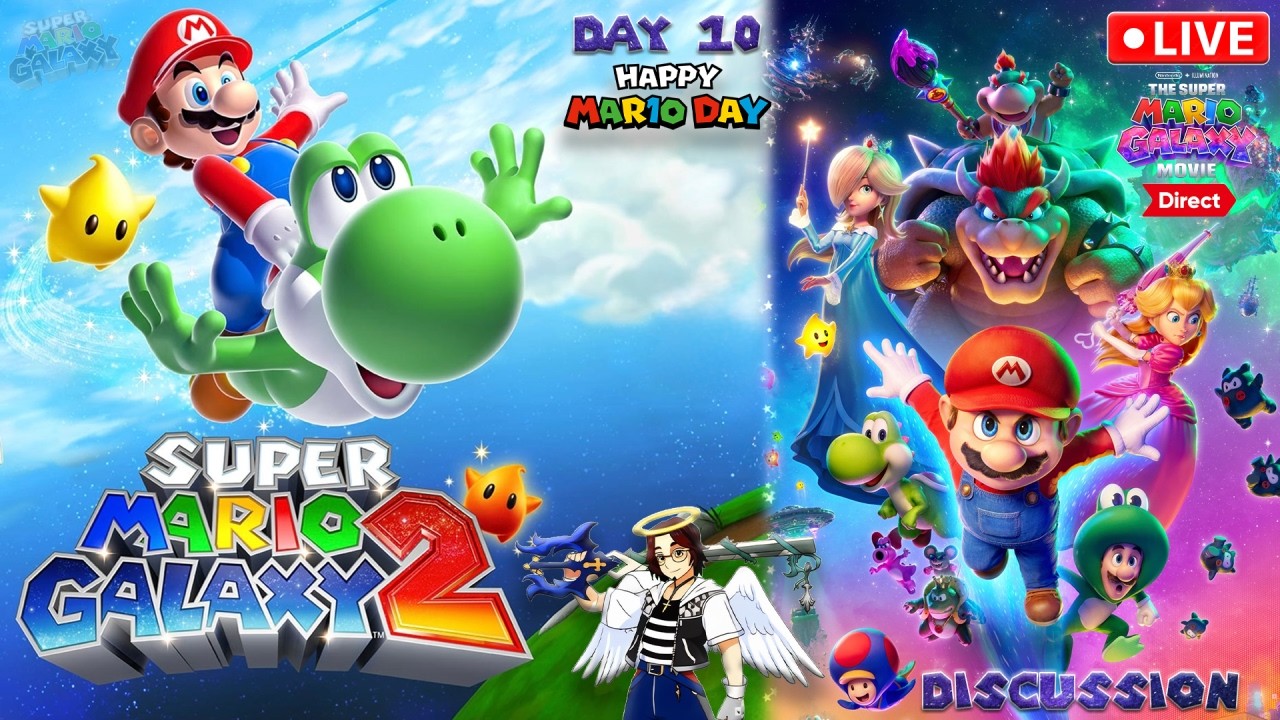 🍄HAPPY MAR10 DAY!⭐ Let's Play Super Mario Galaxy 2 [Day 10] #TheSuperMarioGalaxyMovie