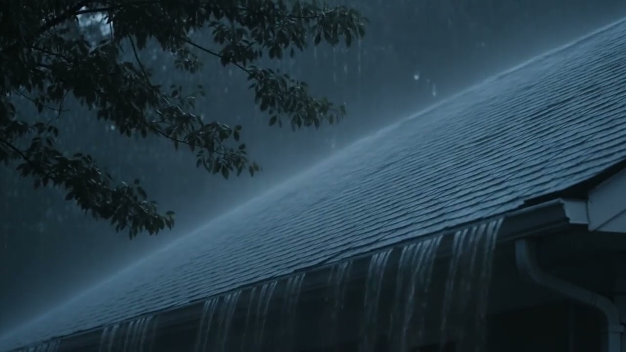 Night Coastal Thunderstorm – Rain & Thunder Sounds for Deep Sleep and Relaxation