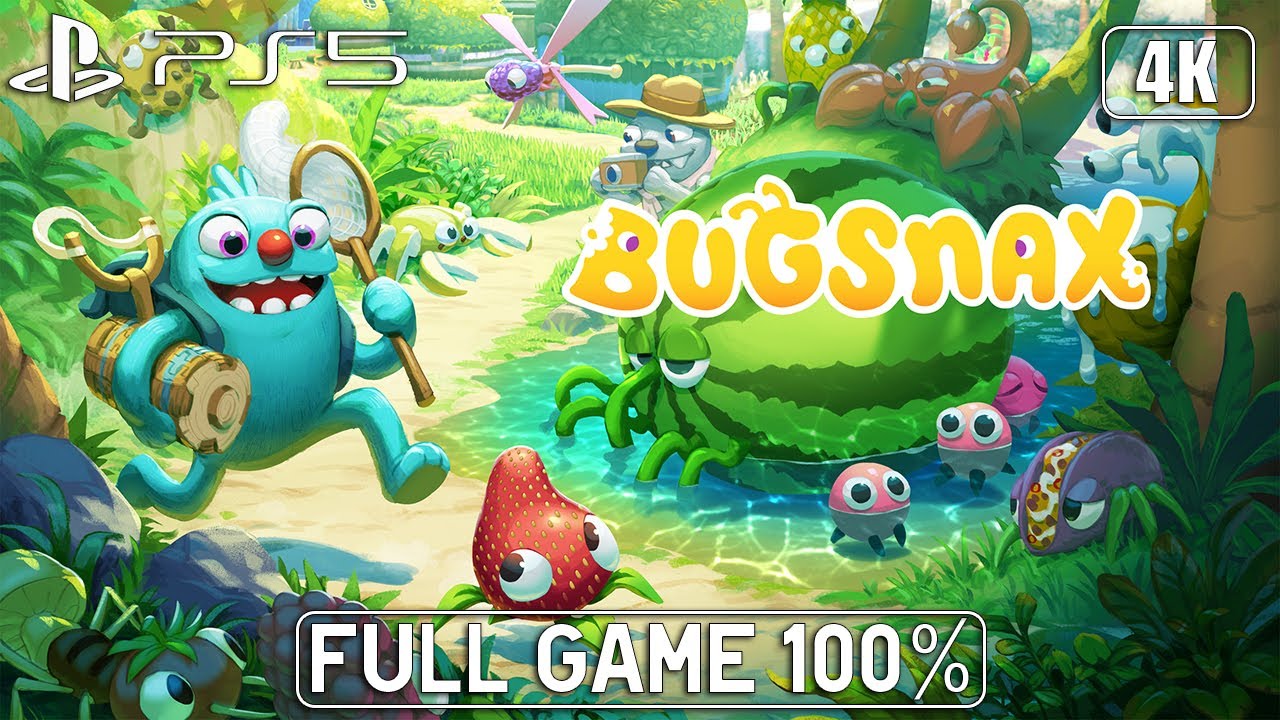 Bugsnax PS5 - Full Game 100% Longplay Walkthrough 4K 60FPS