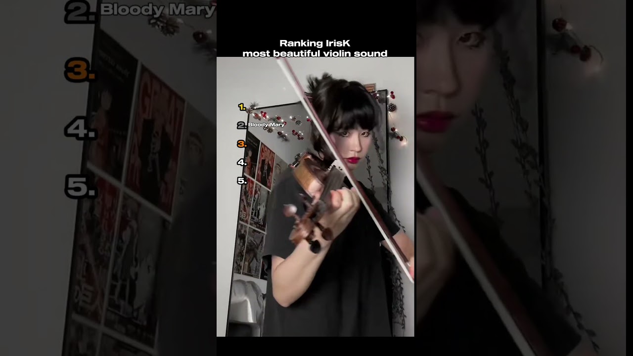 Rankings irisk most beautiful violin sound #shorts #irisk #violin #ranking #music