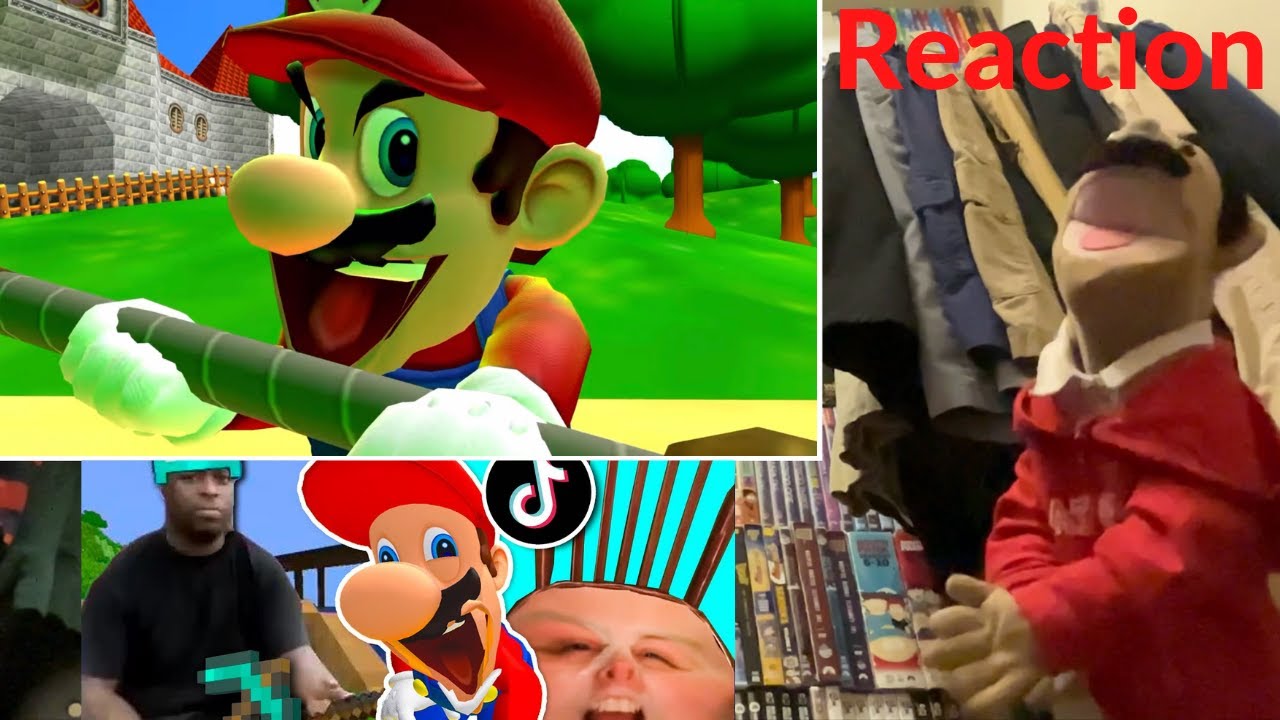 SMG4: Марио реагирует на забавную реакцию Tik Toks (реакция марионетки)