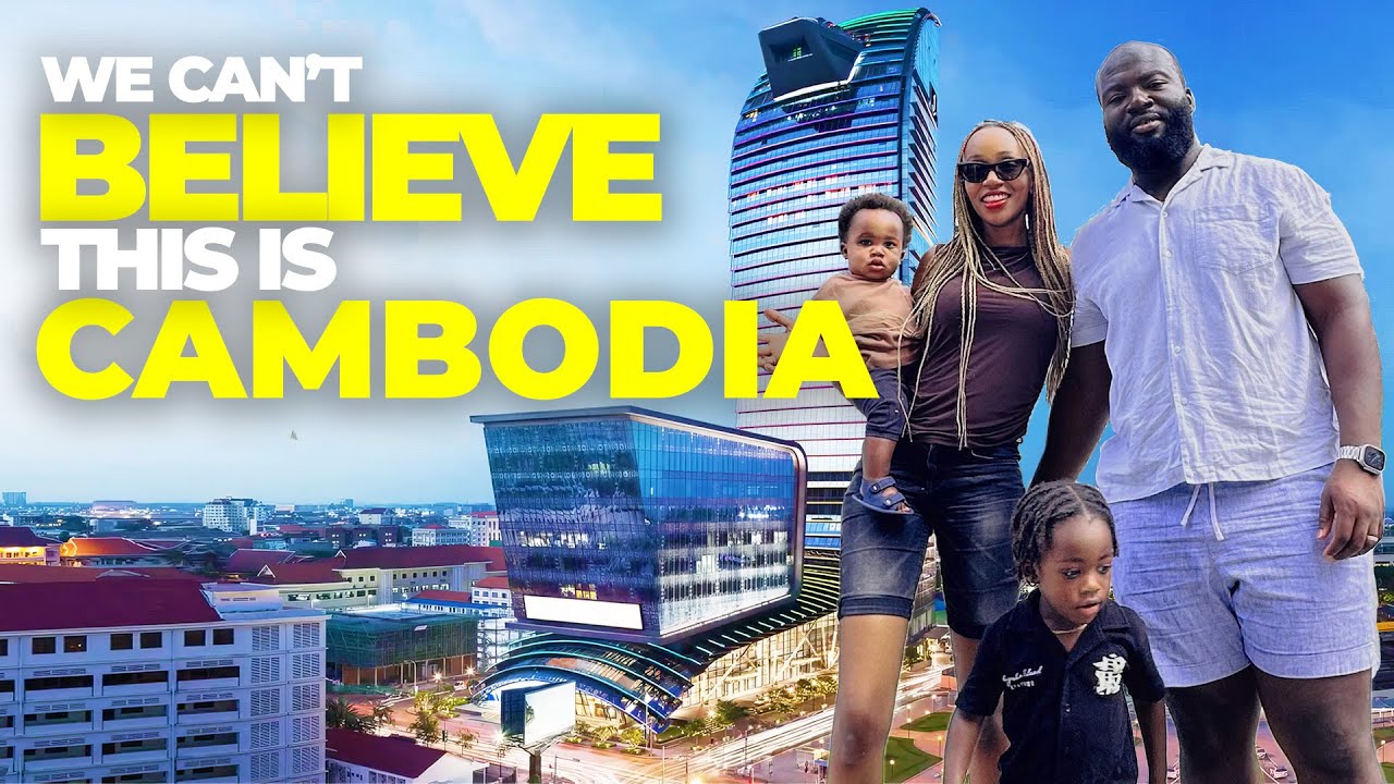 Experiencing Luxury Mall & Local Market | Cambodia Family Travel Vlog