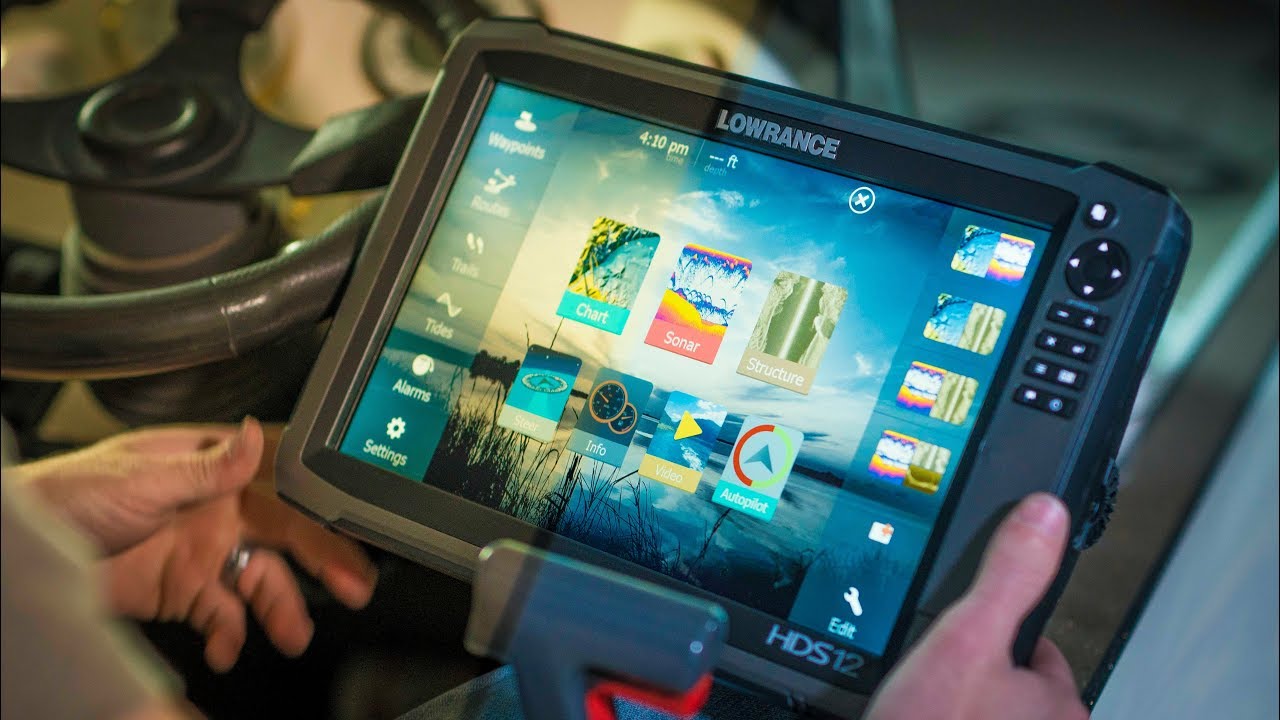 Как настроить температуру воды на устройстве Lowrance