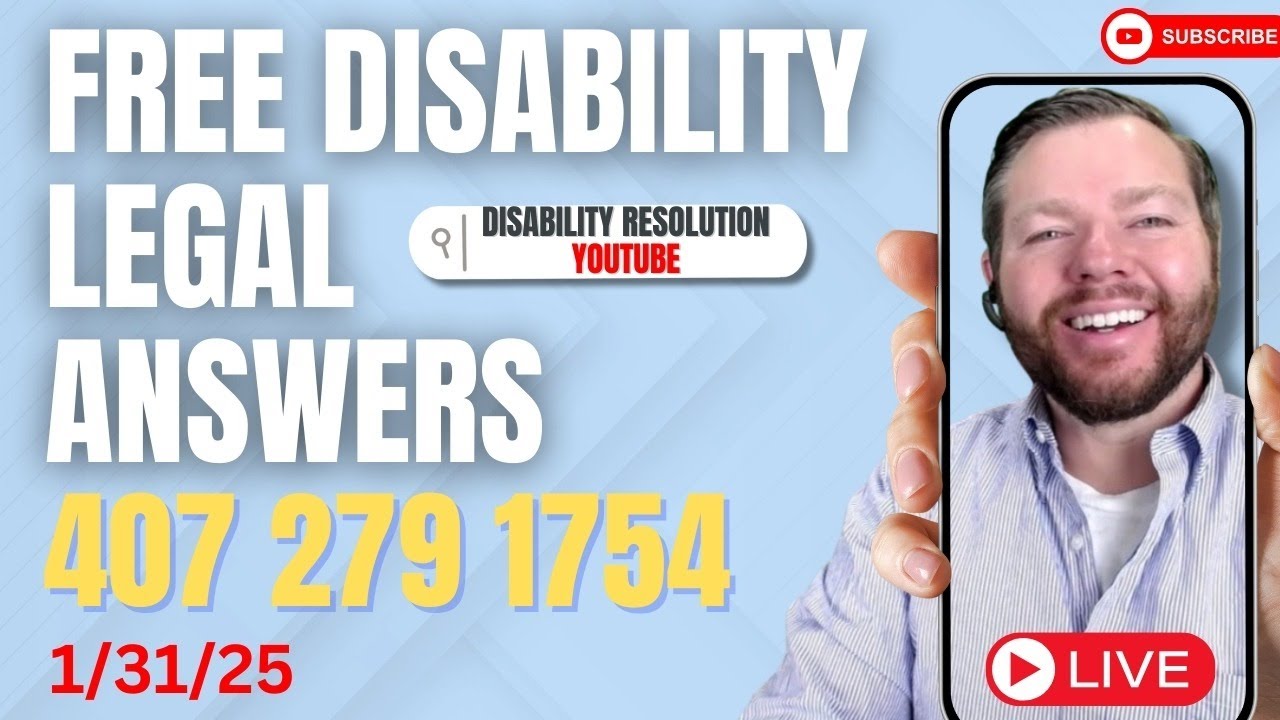 Disability Lawyer Answers Questions For 30 Minutes