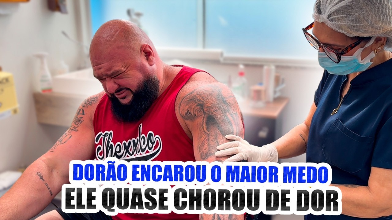 DORÃO ENCAROU SEU MEDO!!!
