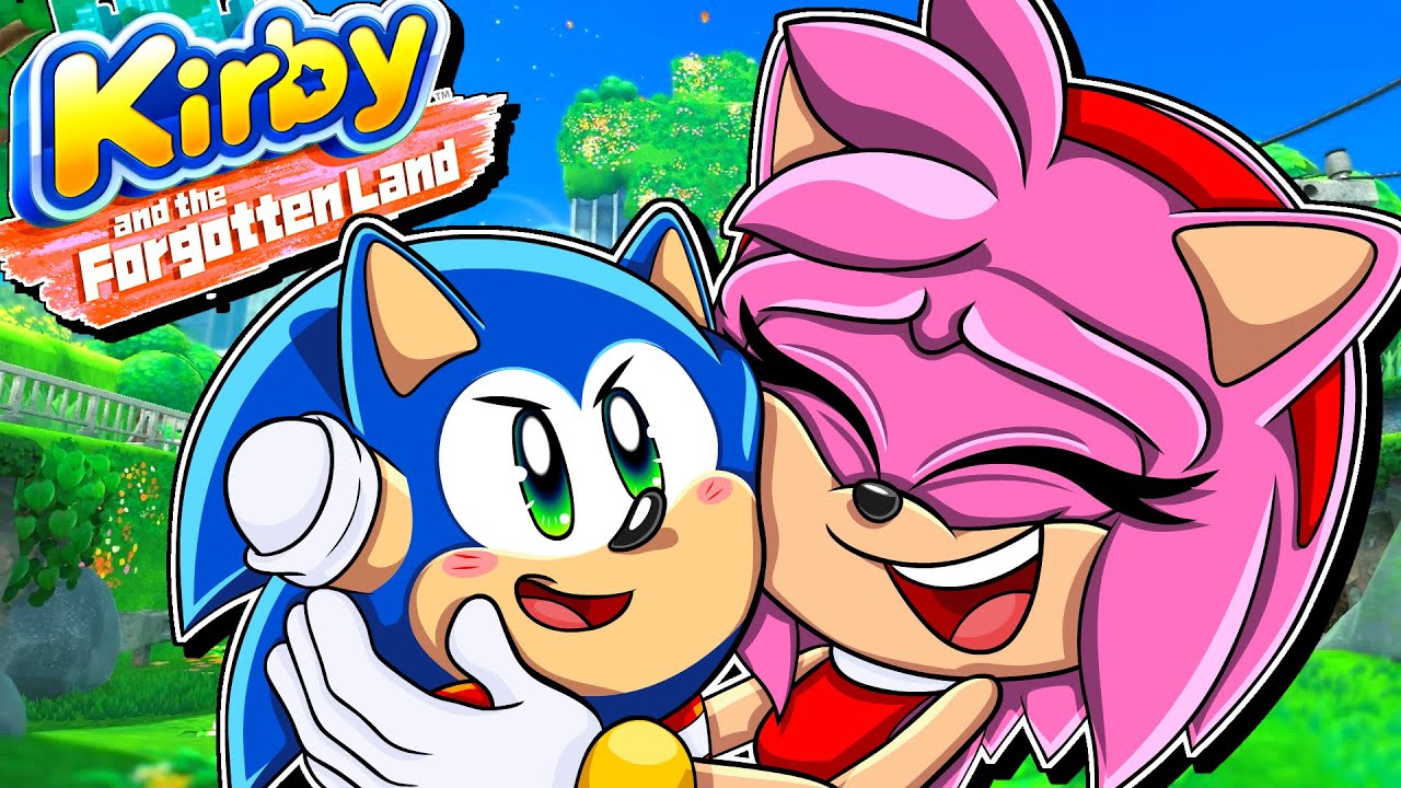 THIS GAME IS SO CUTE!!! - Sonic & Amy Play "Kirby and the Forgotten Land"!