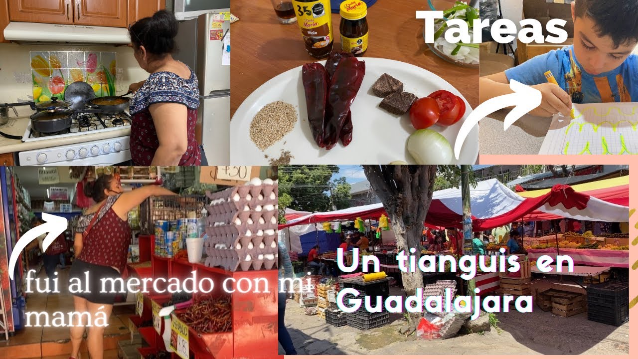 La famosa receta del mole de mi mamá+mi día real como ama de casa,mamá y esposa joven+lavando
