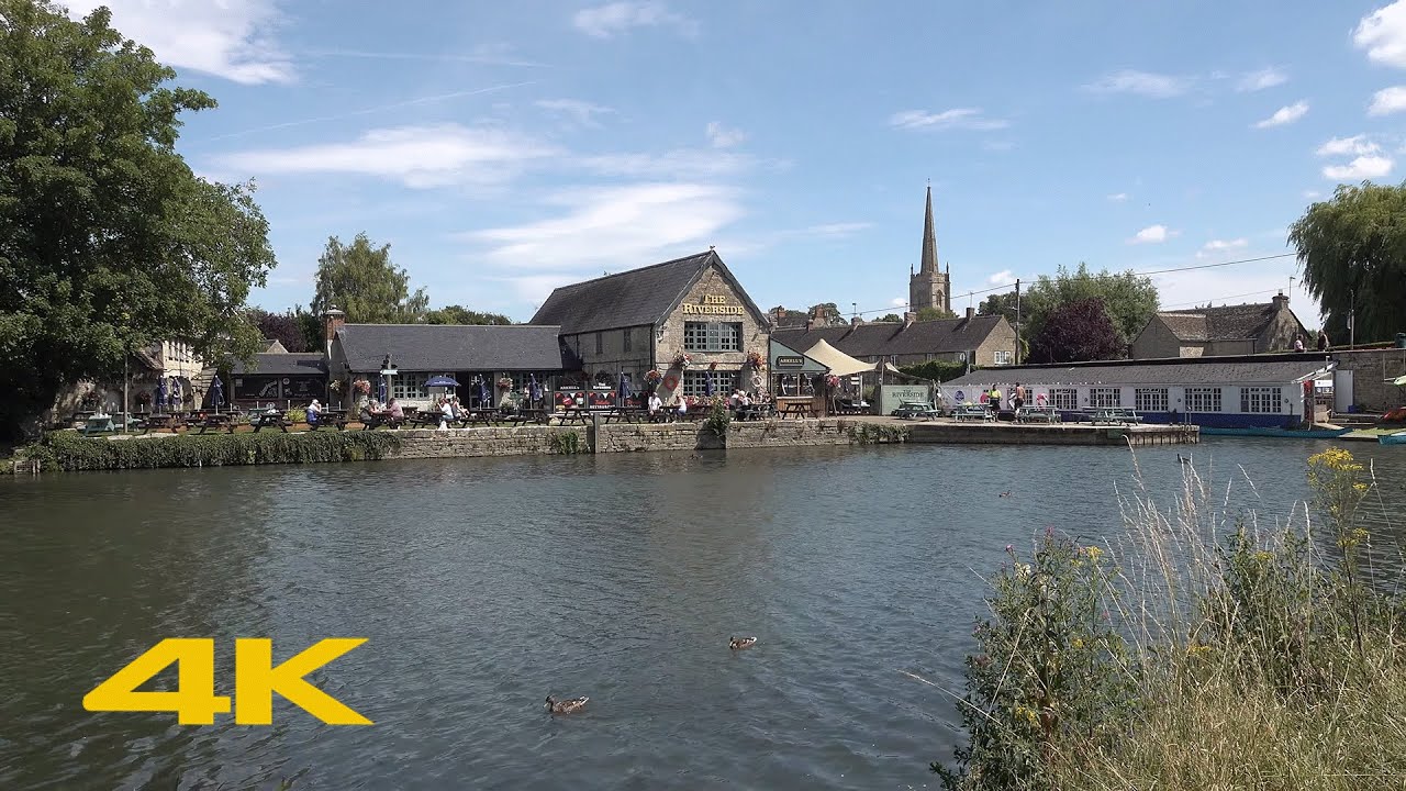 Lechlade-on-Thames Walk: Town Centre【4K】