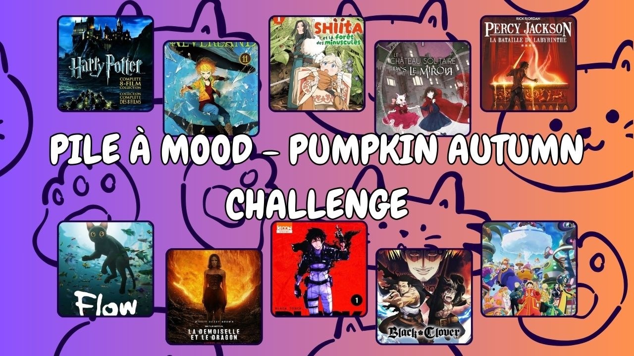 Pile à mood du Pumpkin Autumn Challenge 2025  #pumpkinautumnchallenge