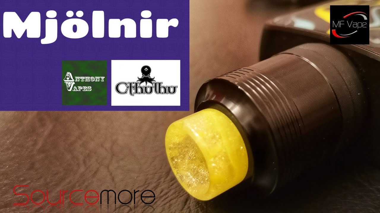 Mj&ouml;lnir RDA | Cthulhu/Anthony Vapes | Review & Rebuild | Impressive!