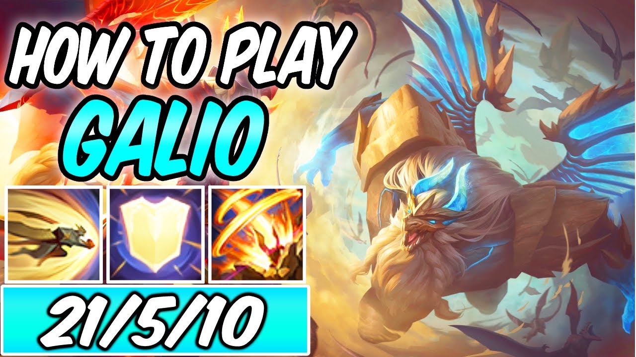 DRAGON GUARDIAN GALIO | HOW TO PLAY GALIO MID DIAMOND GUIDE | Build & Runes S11 | League of Legends