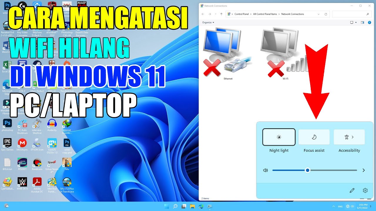 CARA MENGATASI WIFI YANG HILANG DI WINDOWS 11