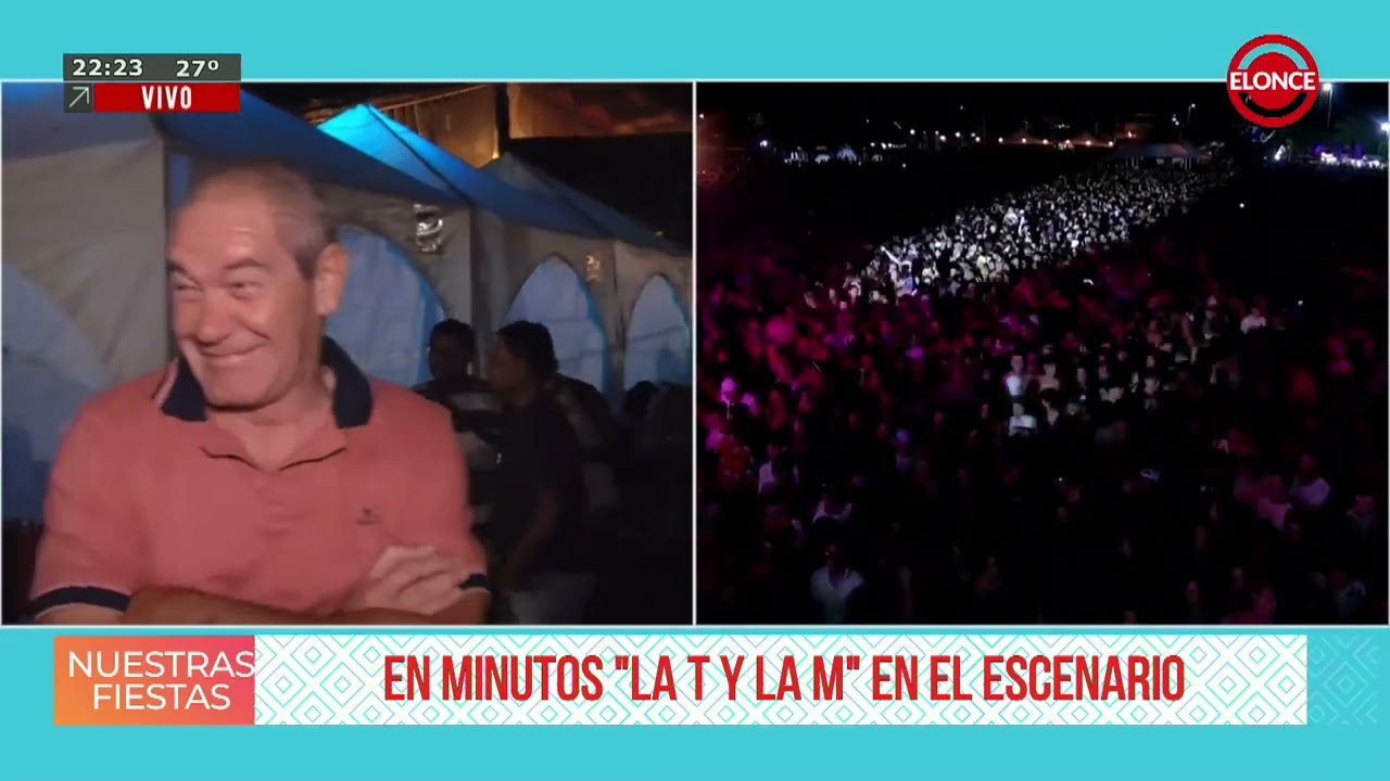 2do día de la Fiesta de la Playa Thompson Paraná 2026 - Fanáticos de La T y la M y publico presente
