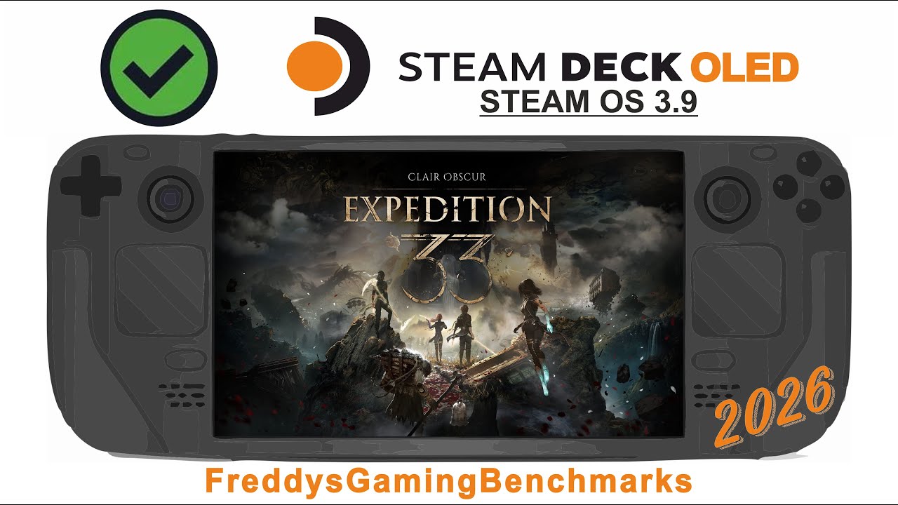 Clair Obscur Expedition 33 (Test 01.2026) on Steam Deck OLED with Steam OS 3.9