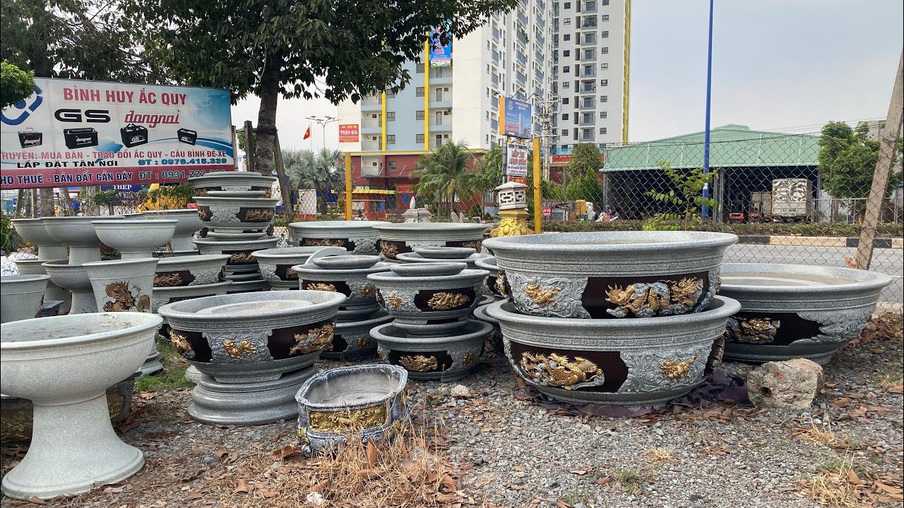 Chậu trồng cây tròn bi xoay giá rẻ nhất ở Bình Dương, Hồ Chí Minh 0944353629 #chautrongcay