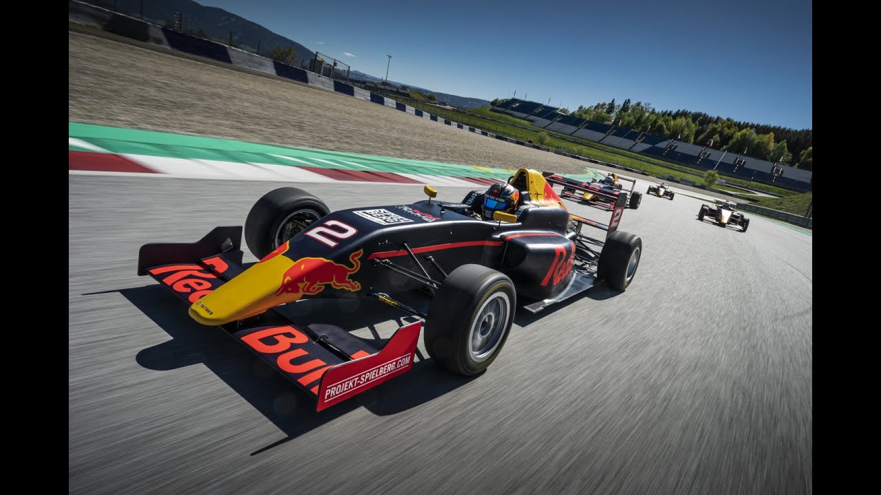Driving the Red Bull Tatuus F4-T014 car