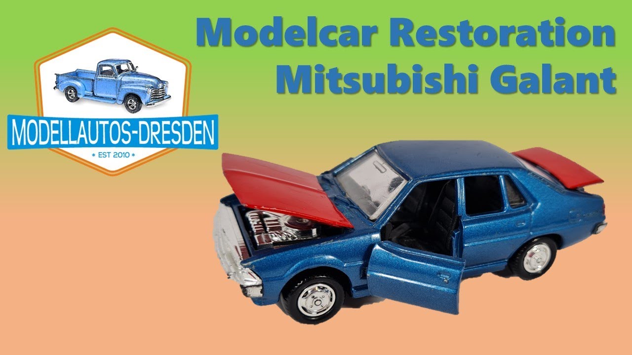 Modellauto Restauration #133 Mitsubishi Galant Maßstab 1:43 [Restore]
