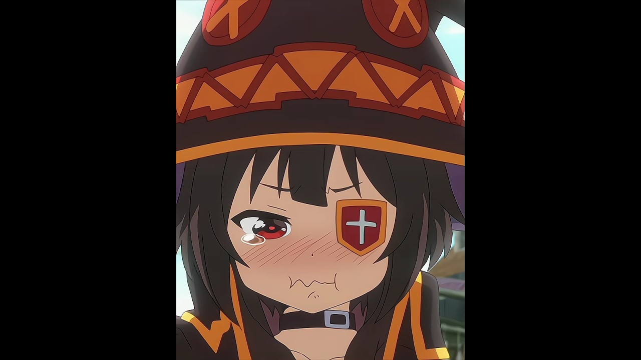 moment cute megumin || kono Subarashii Sekai ni Bakuen wo! #anime #konosuba #animeedit #animeshorts