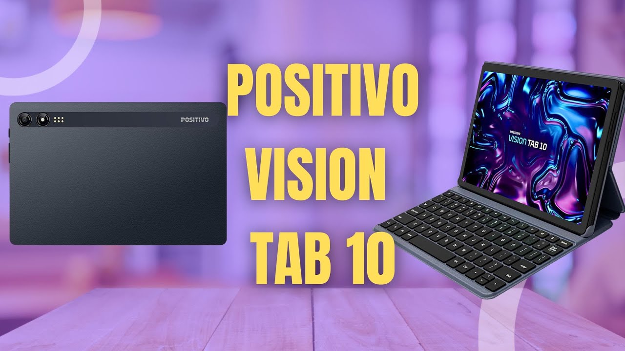 TABLET BARATO POR MENOS DE R$1000 POSITIVO VISION TAB 10 JÁ VEM COM A CAPA TECLADO! DÁ PRA ESTUDAR?