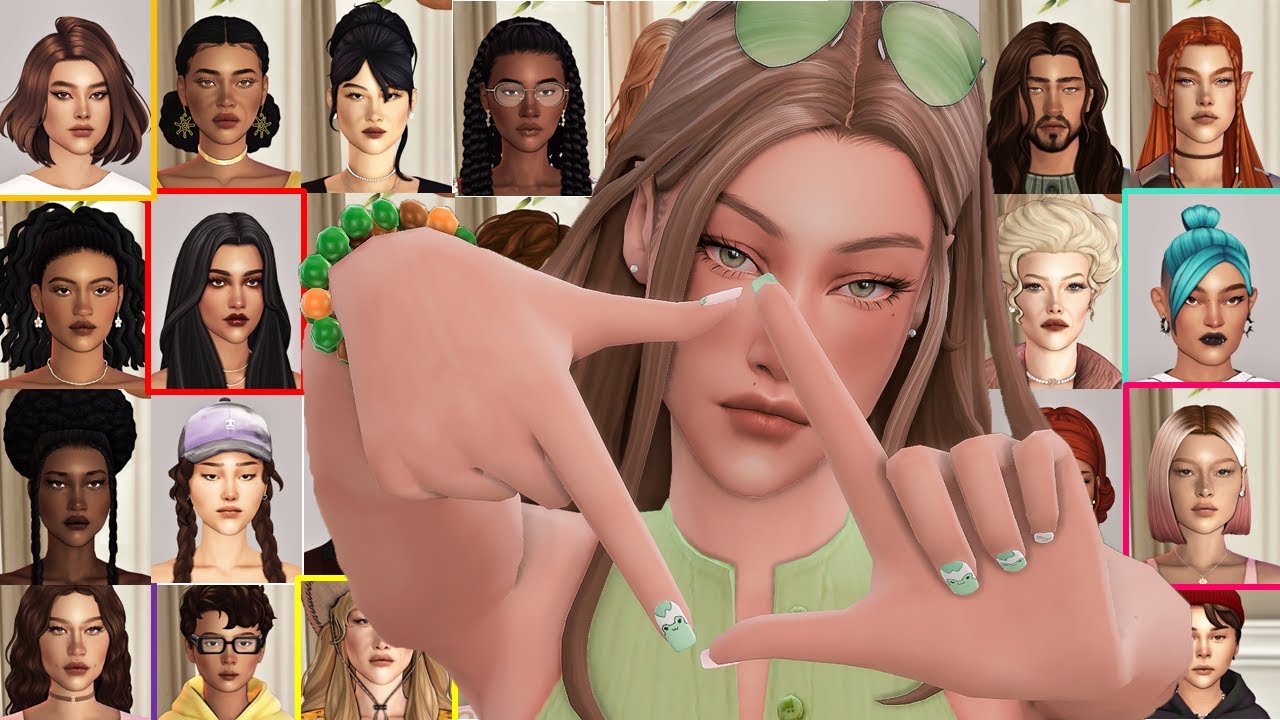 🗣️+100 sims PRONTOS com DOWNLOAD e CC'S INCLUSOS!! vocês vão ficar chocadooos! +Makeovers | Nysims 💖