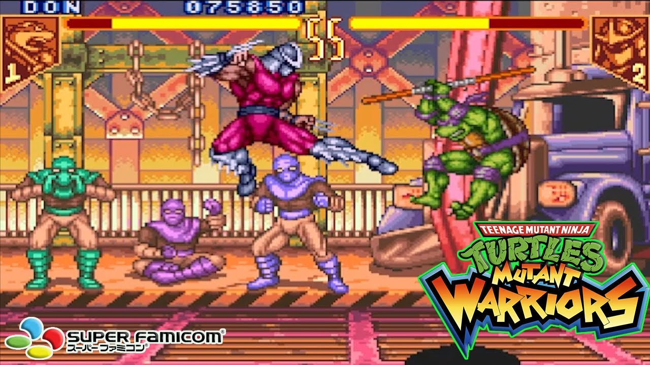 SFC TMNT ミュータントウォーリアーズ / Teenage Mutant Ninja Turtles Mutant Warriors - Story Battle