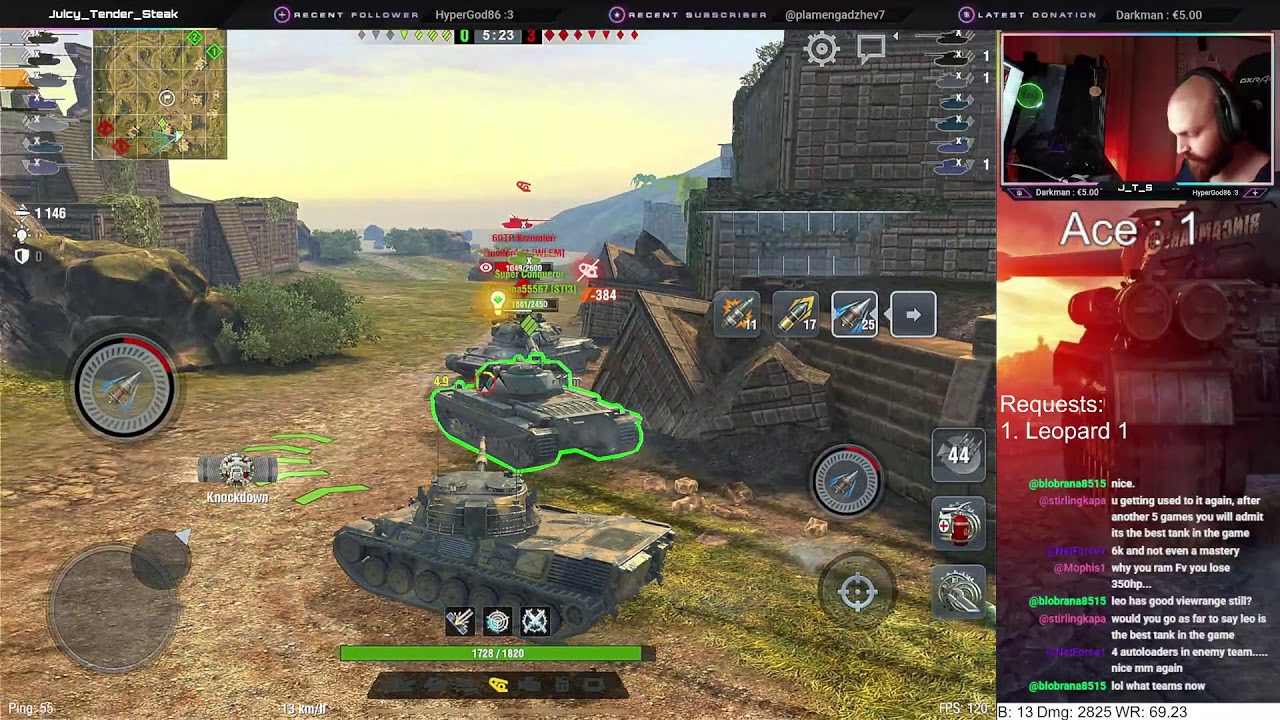 WoT Blitz - Jg.Pz. E 100 and Standard B marks done - Leopard 1 now