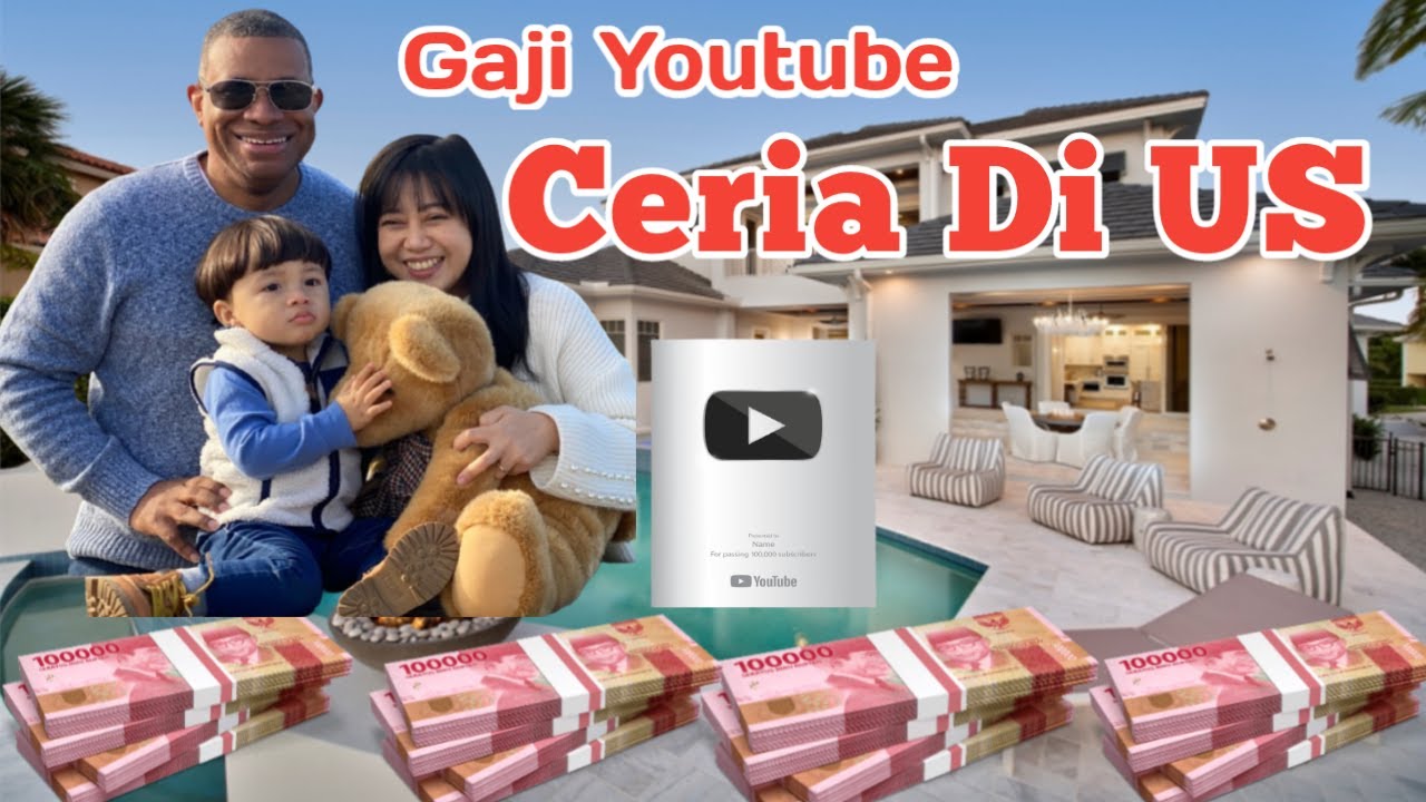 Gaji Youtube Ceria Di US Terbaru 🤑💸