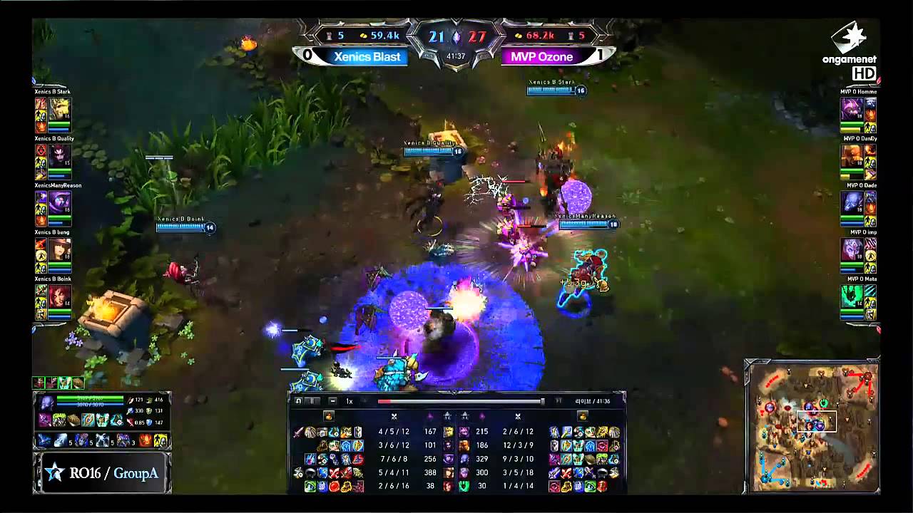 Dandy on Lee Sin takes control of Xenics Blast single...footedly