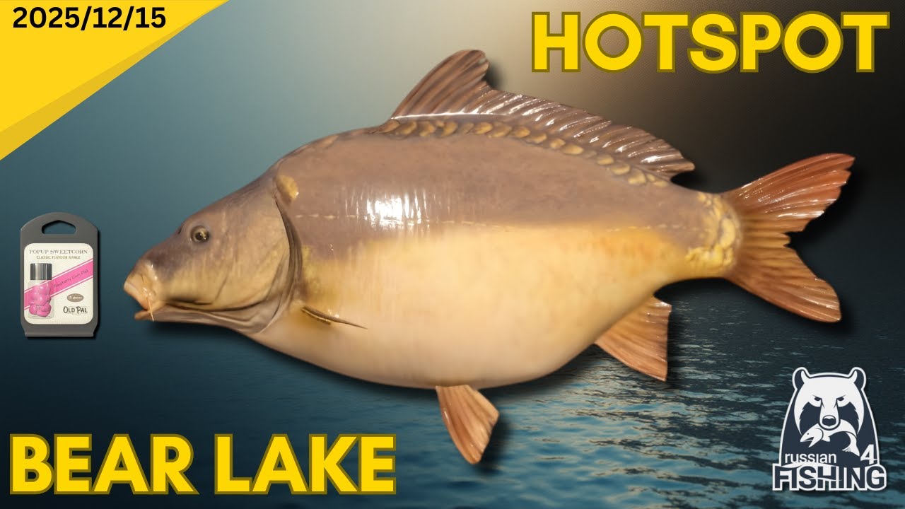 Bear Lake Leather Carp Hotspot - Russian Fishing 4