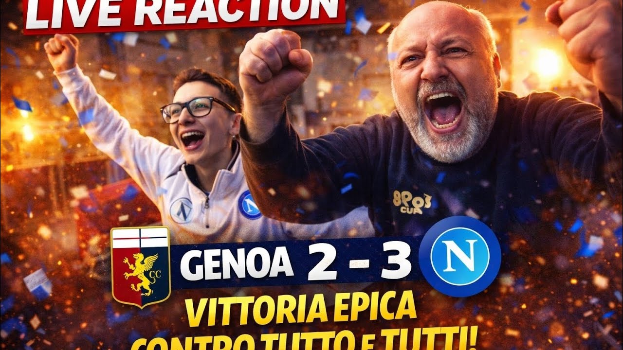 NAPOLI IMMORTALE! 🔥 2-3 EPICO a Genova | Una vittoria da brividi
