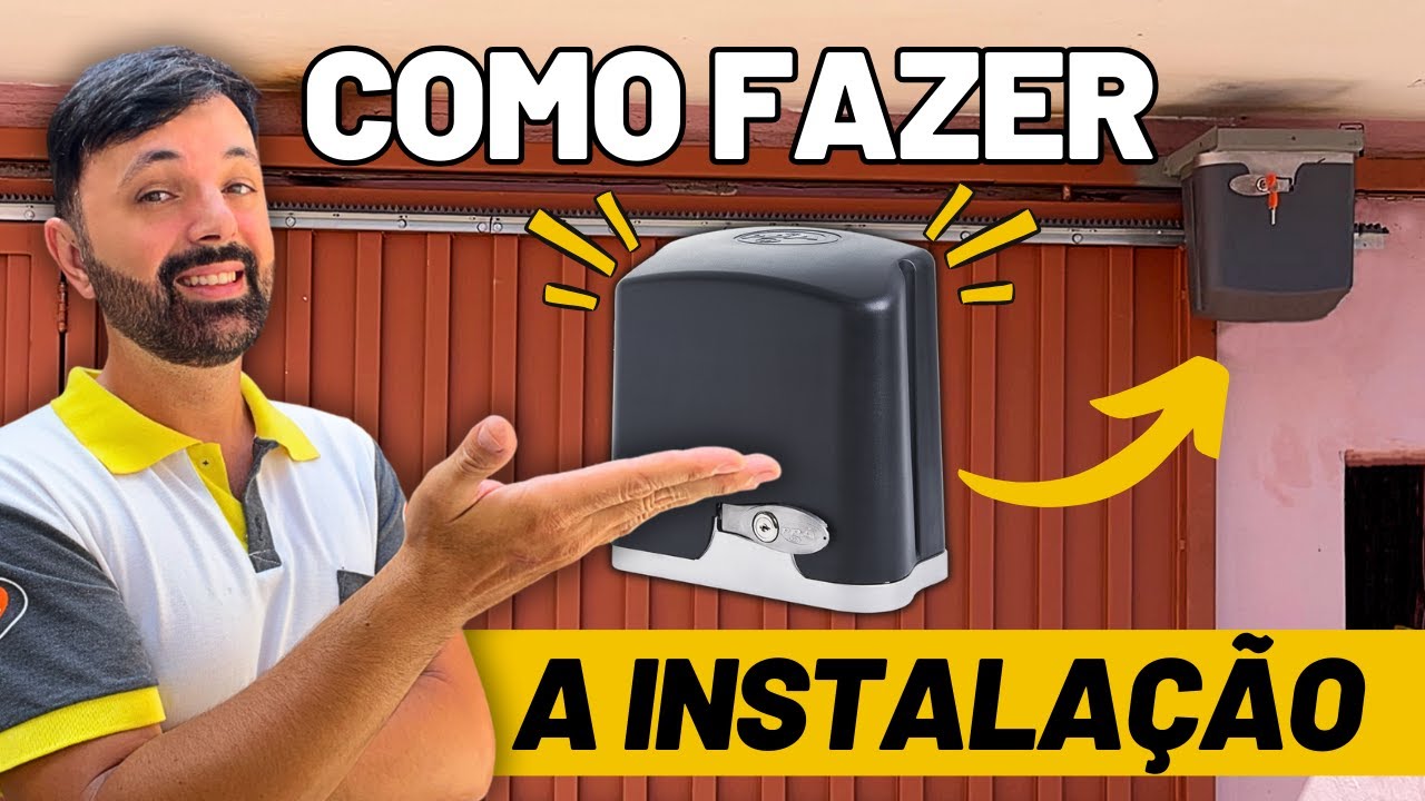COMO INSTALAR MOTOR DE PORTÃO DESLIZANTE - PASSO A PASSO