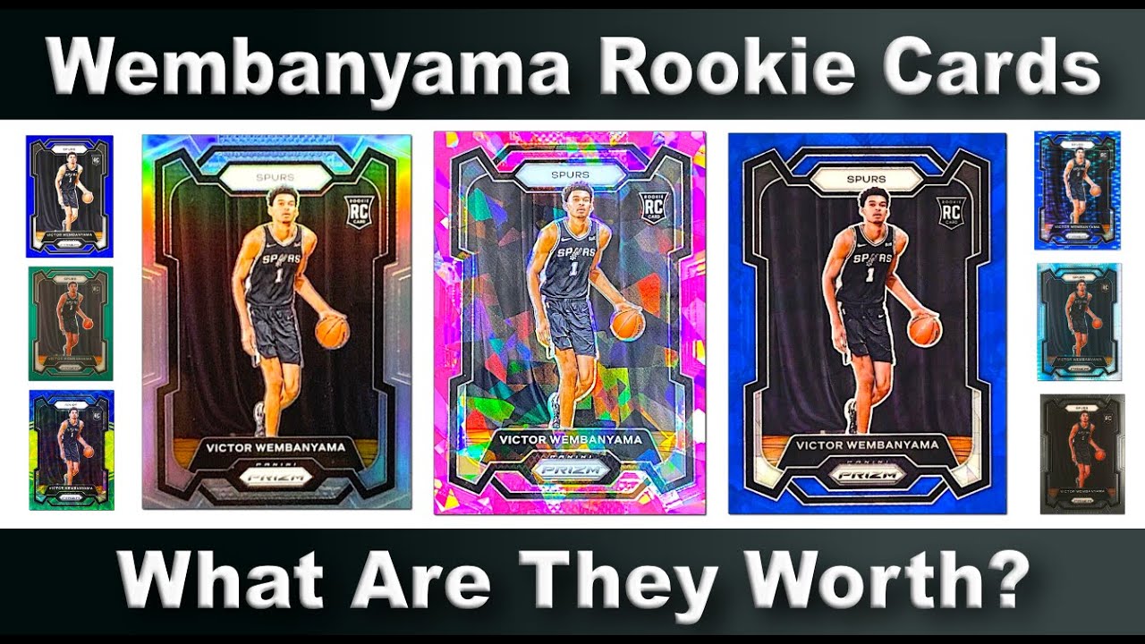9 Different Victor Wembanyama Rookie Cards - What Are They Worth - 2023 Prizm #136
