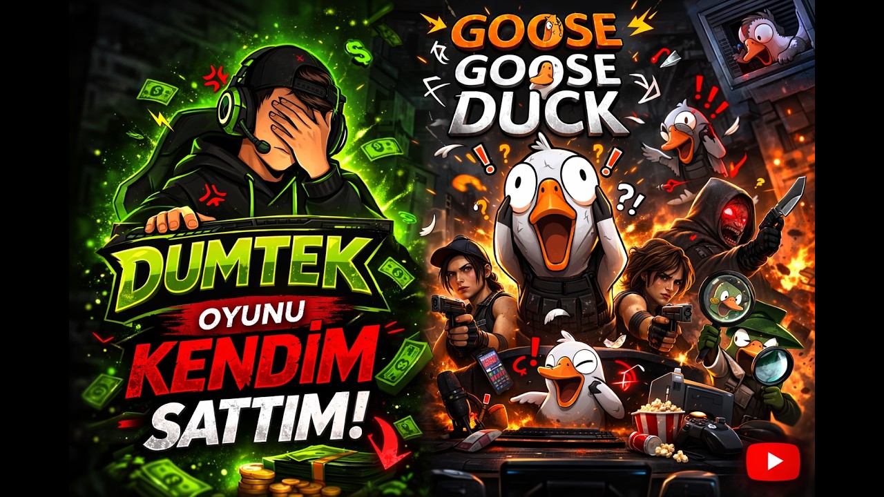 Oyunu bizzat kendim sattım 😨 Goose Goose Duck Bölüm 11
