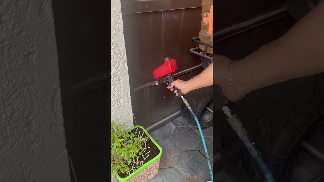 Pistola de chorro de Arena no  funcionó!