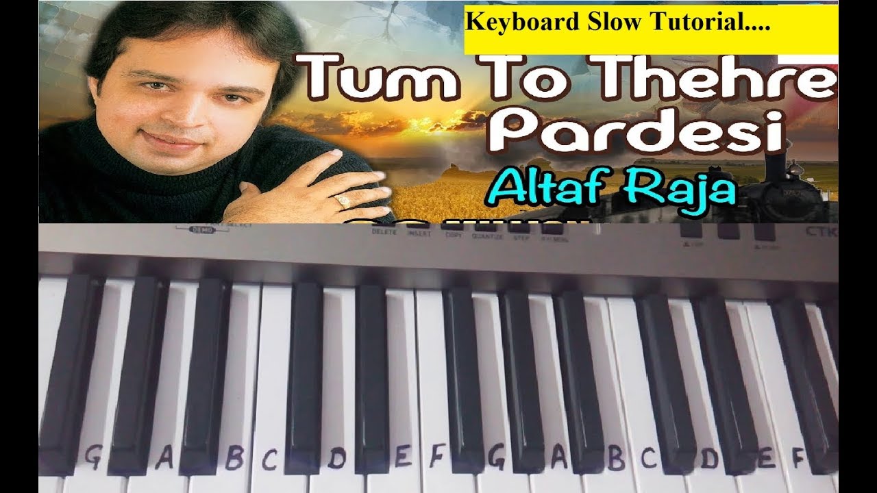 Tum to thahre Pardesi | keyboard Tutorial | piano