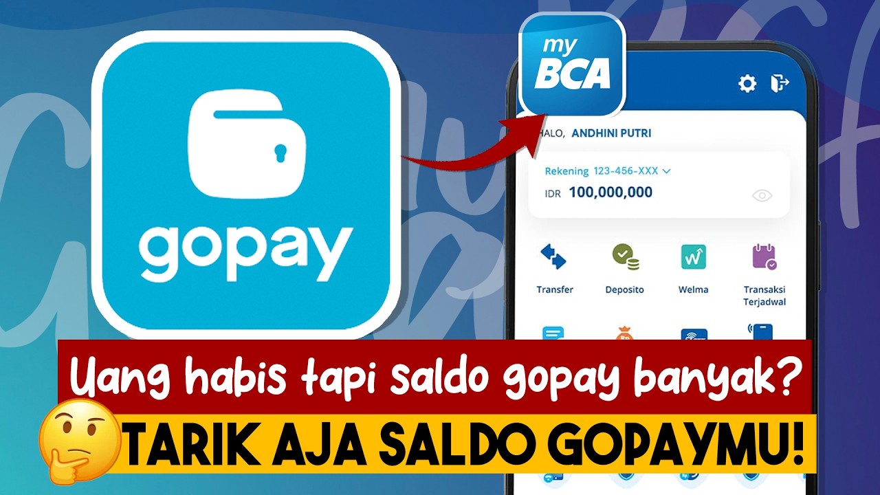 Uang habis tapi saldo gopay banyak? Tarik aja Saldo Gopay ke Bank