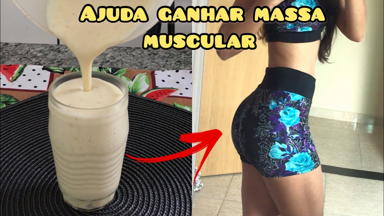 VITAMINA / HIPERCALÓRICO CASEIRO PARA GANHAR MASSA MUSCULAR #ganhodemassa #hipertrofia #bulking