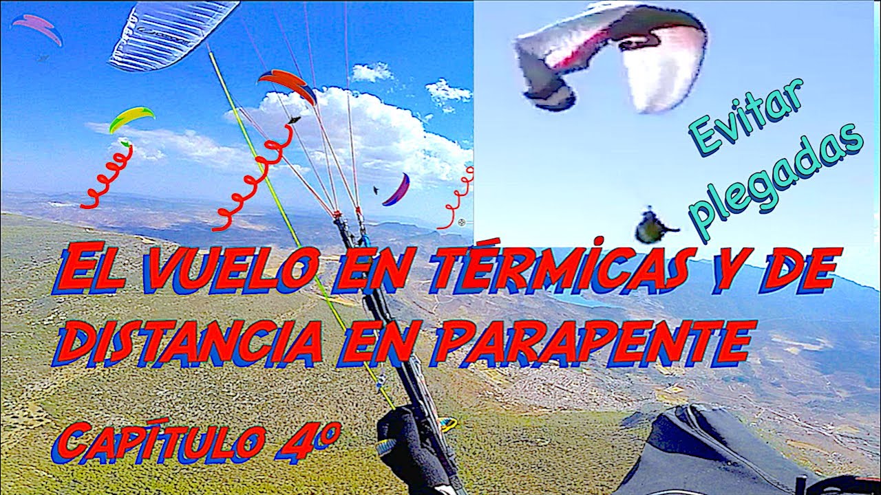 EL VUELO DE DISTANCIA EN PARAPENTE (CAPÍTULO 4) MANEJO EN TÉRMICAS, CONFLU, NUBES -English Subtitles