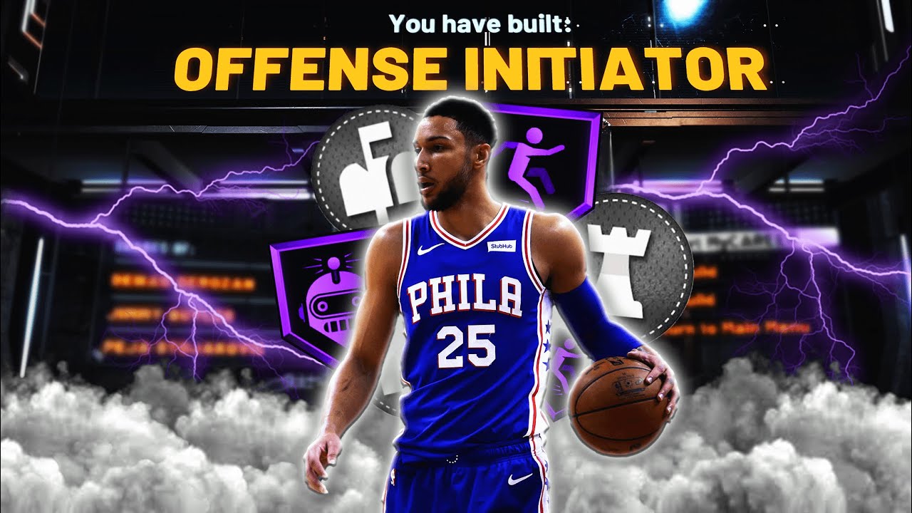 OFFENSIVE INITIATOR IS THE RAREST BUILD IN NBA 2K21! DEMIGOD SPEED BOOSTING POST SCORER!