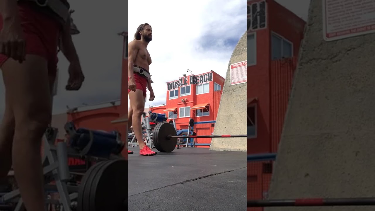 8x1 Density Deadlift at the beach