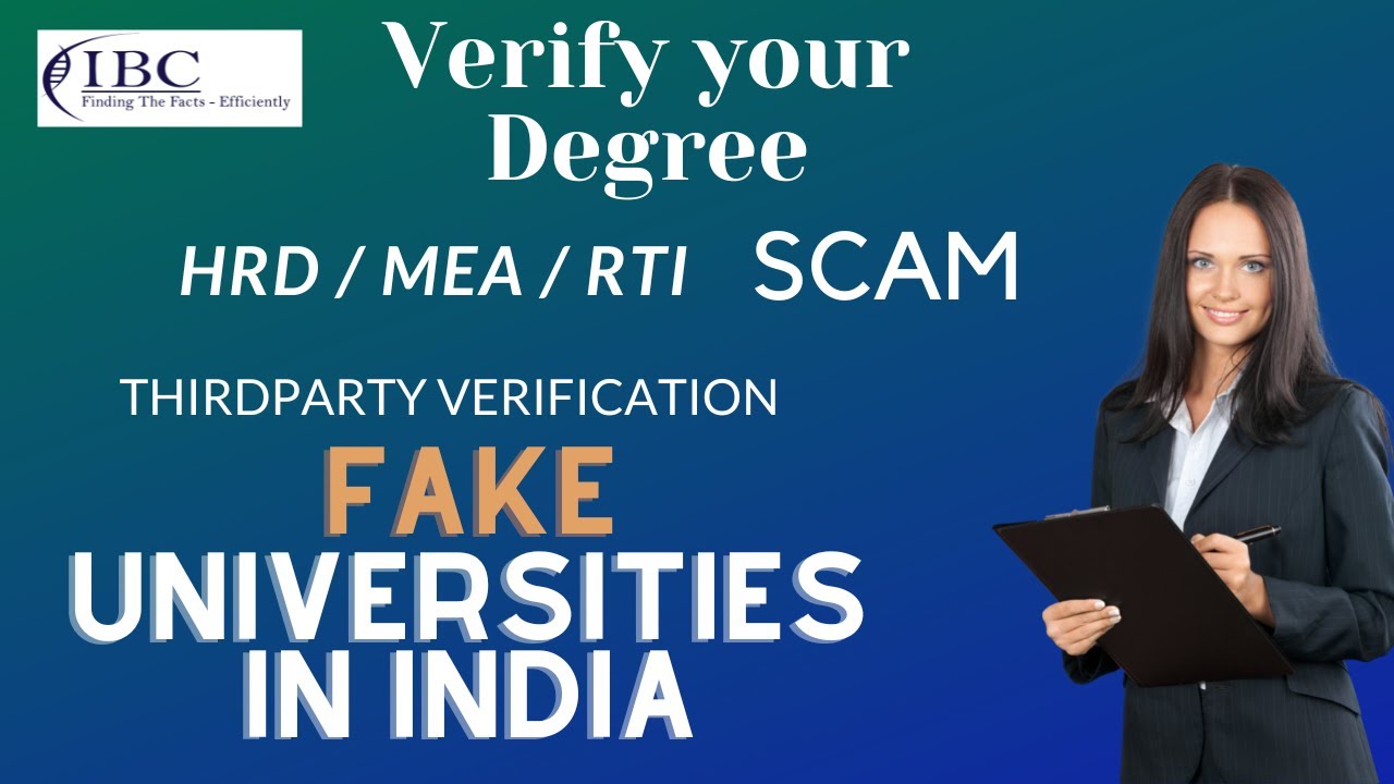 Degree Check I HRD Verification I RTI Verification I WES Verification I IBC Physical Verification