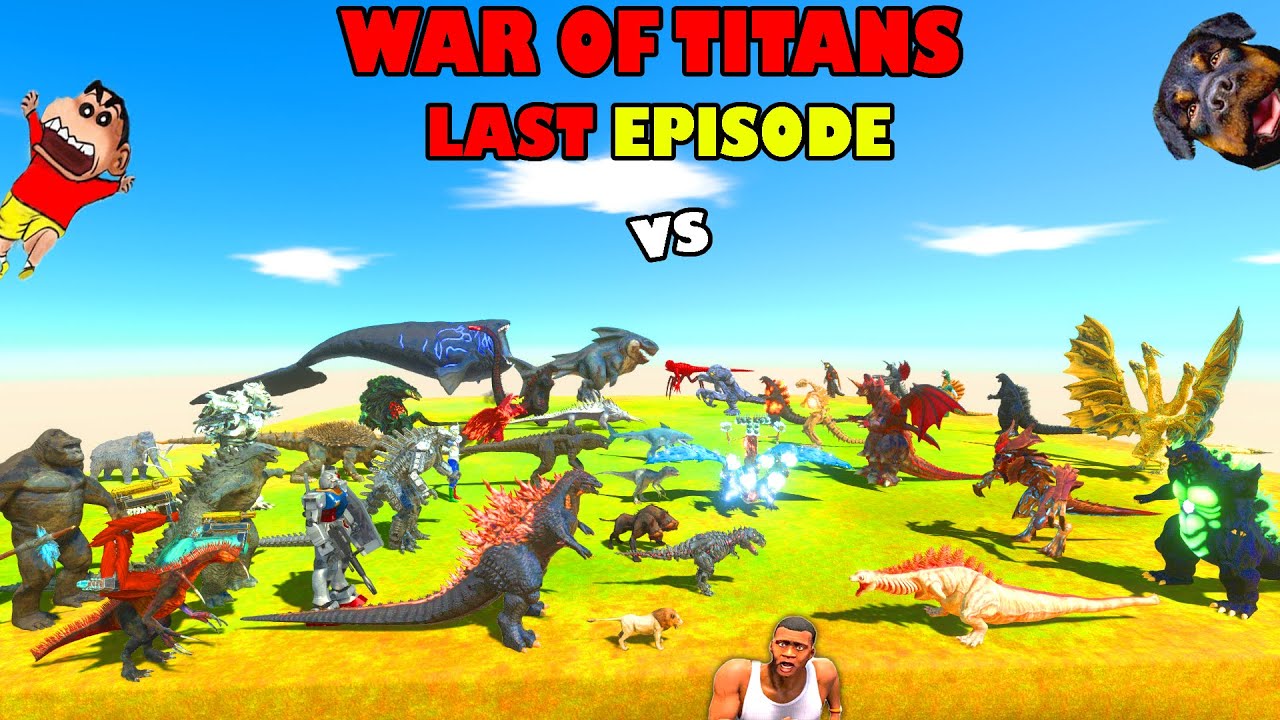 WAR OF TITANS | LAST PART 20 with THOR HYDRA vs EARTH CONQUERORS vs EARTH DEFENDERS w SHINCHAN CHOP