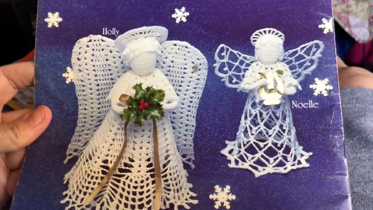 My Vintage crochet angel book from 1988￼