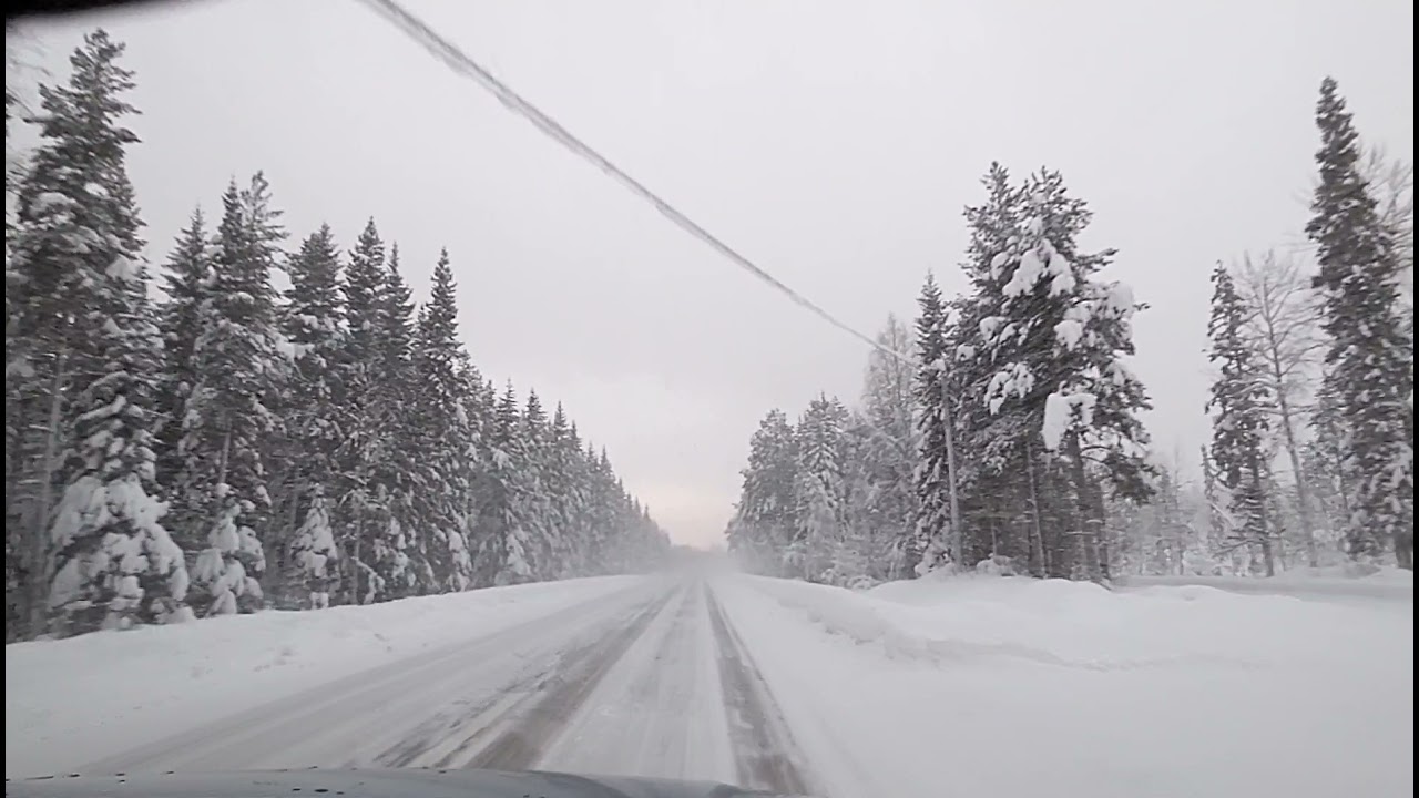 Road trip in Norrbotten Sweden