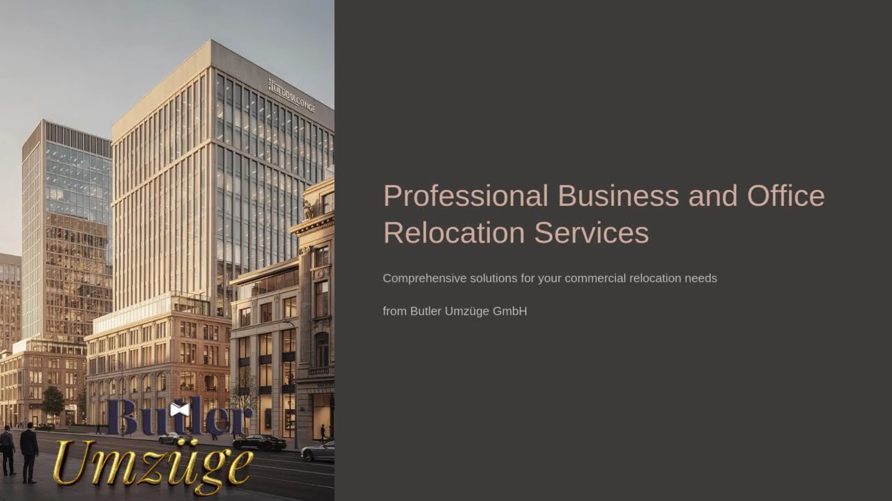 Professional Business and Office Relocation Services➡️ Butler Umzüge GmbH✅