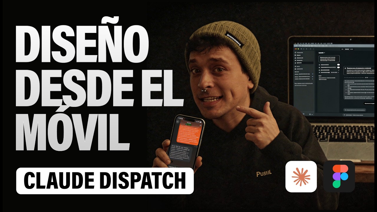 Controla tu ordenador desde el m&oacute;vil con IA 🤯 (Claude Dispatch)