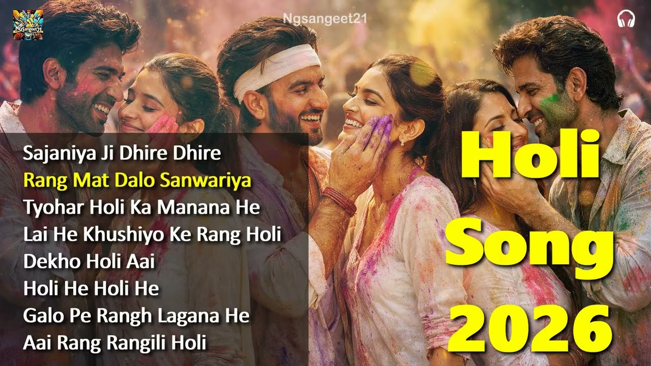 Holi Songs 2026 | Latest Hindi Holi Song | Braj Vrindavan Mathura Holi Special | Ngsangeet21