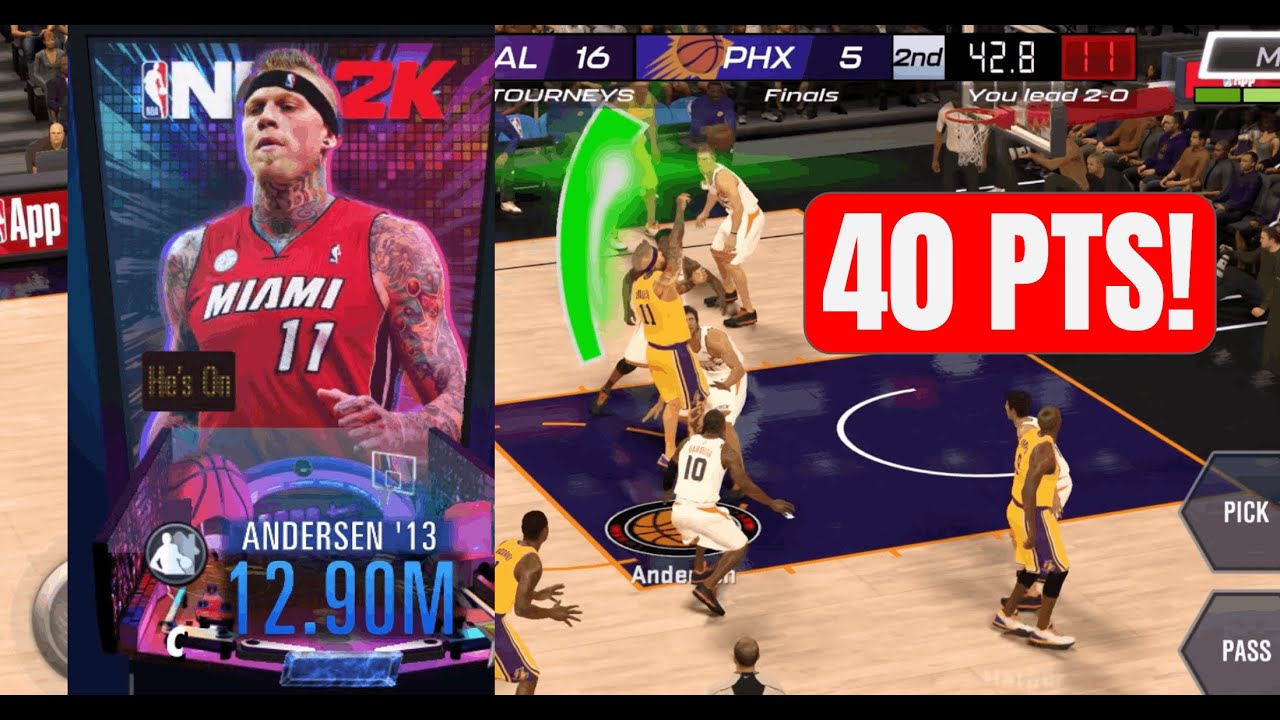Chris Andersen is a DAWG in NBA 2K 😤🔥| 40 POINTS