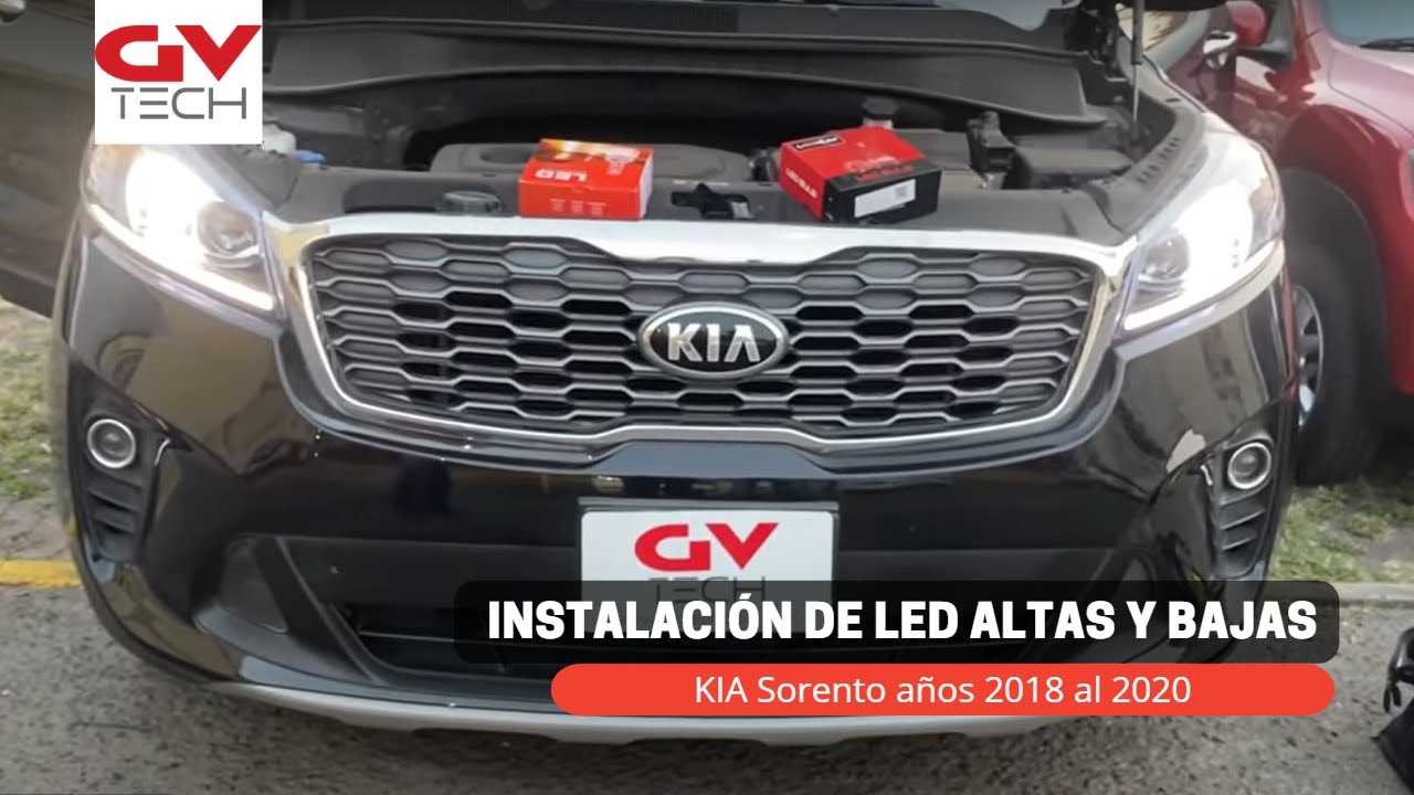 Leds altas y bajas KIA Sorento 2018 al 2020