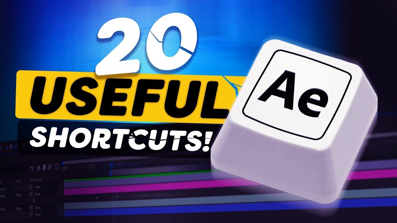 20 горячих клавиш, которые ОБЯЗАТЕЛЬНО НУЖНО ЗНАТЬ! (Урок по After Effects)